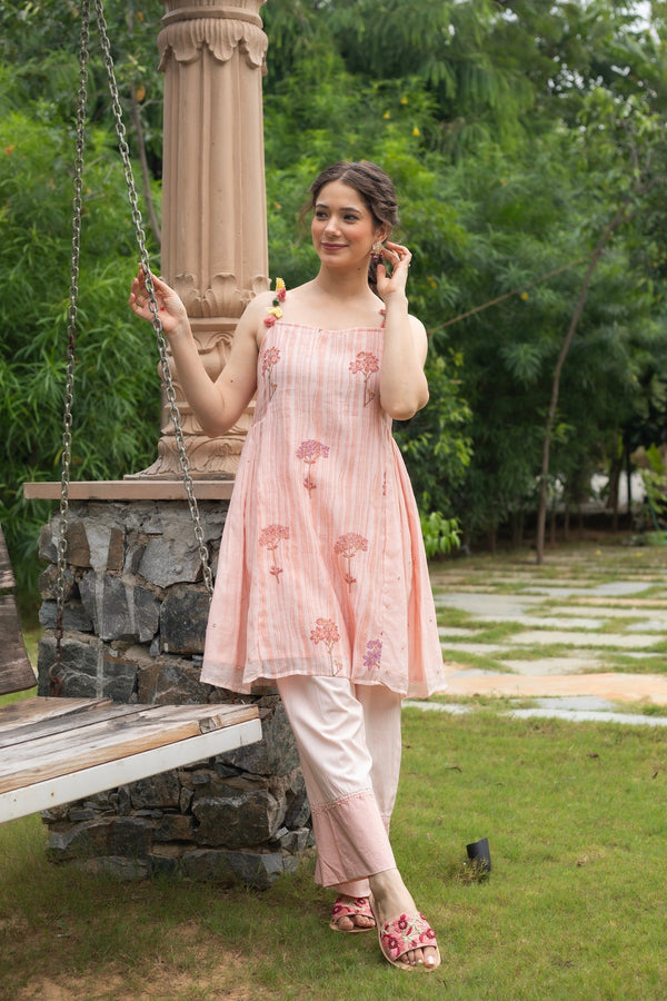 ANU HAZEL CHANDHERI KURTA