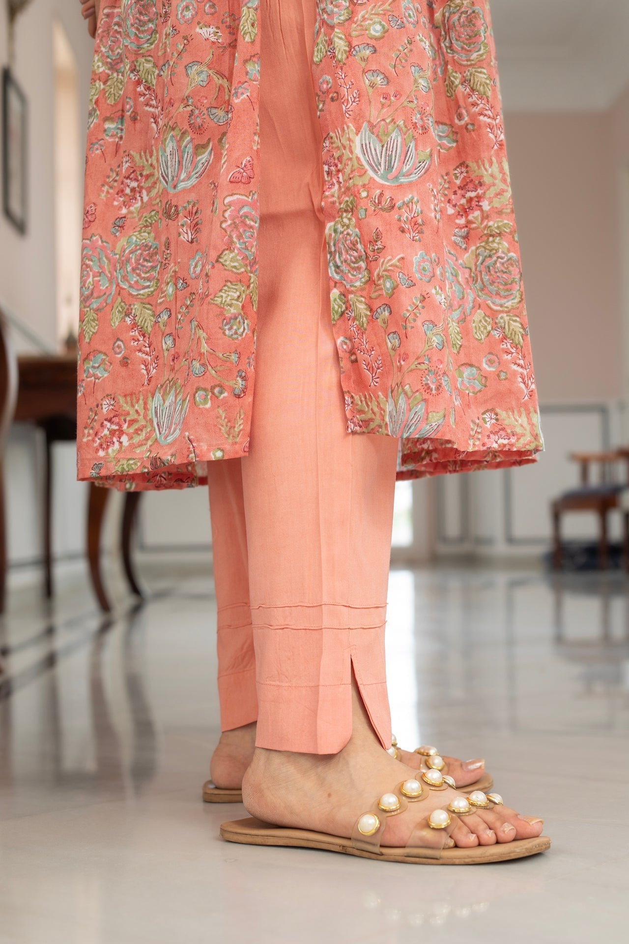 ANU MOR PINK KURTA