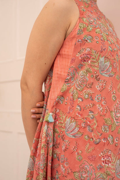 ANU GUL FLORAL COTTON TOP