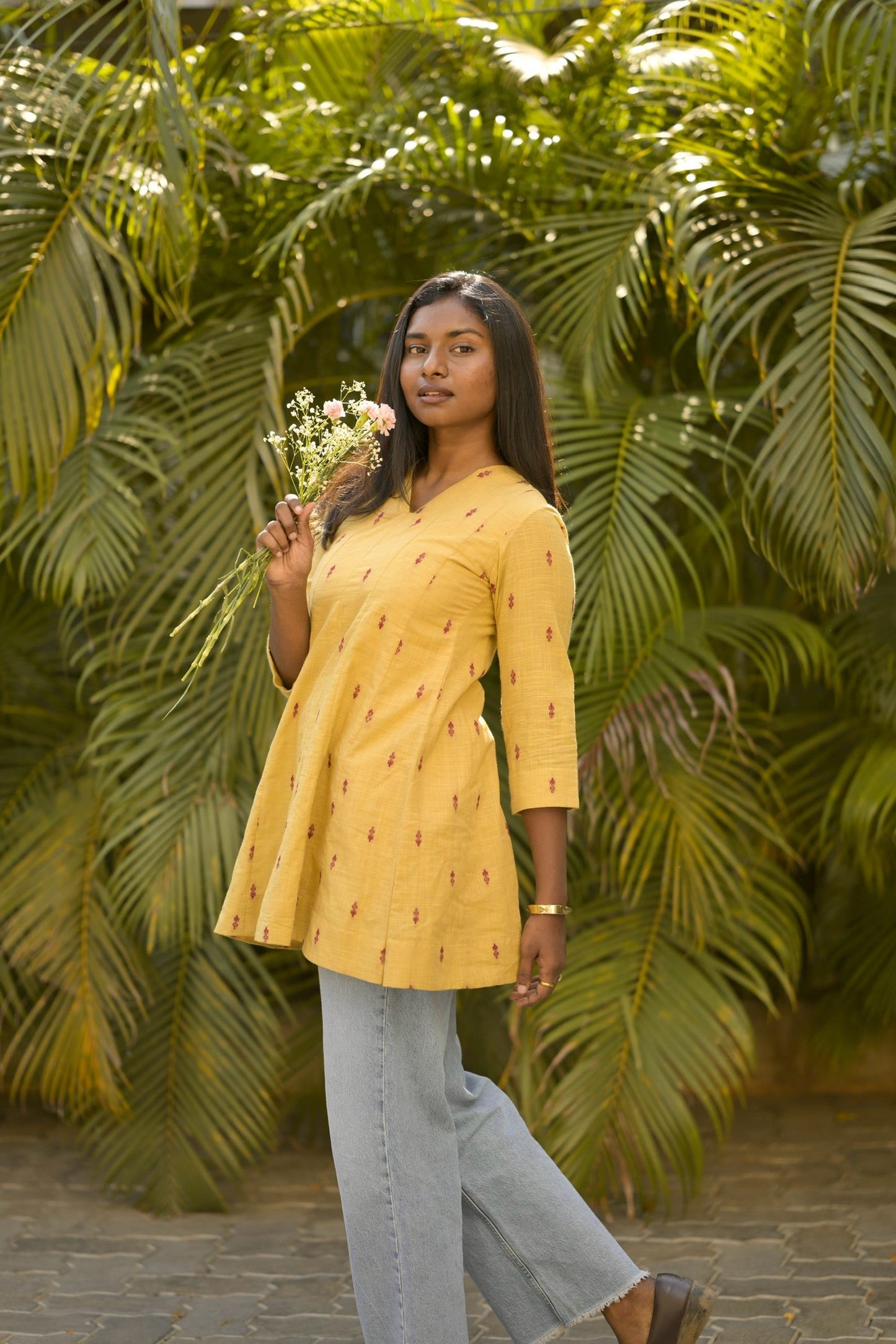 Studio Sunshine Cotton Short Kurta Top