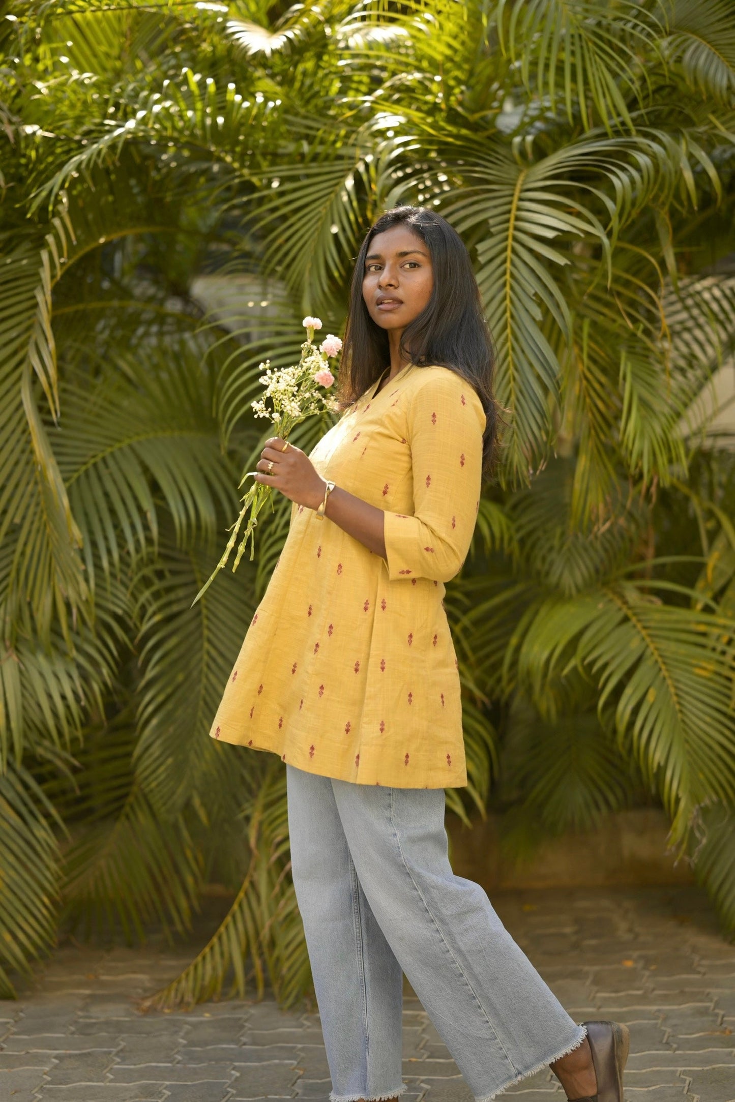 Studio Sunshine Cotton Short Kurta Top