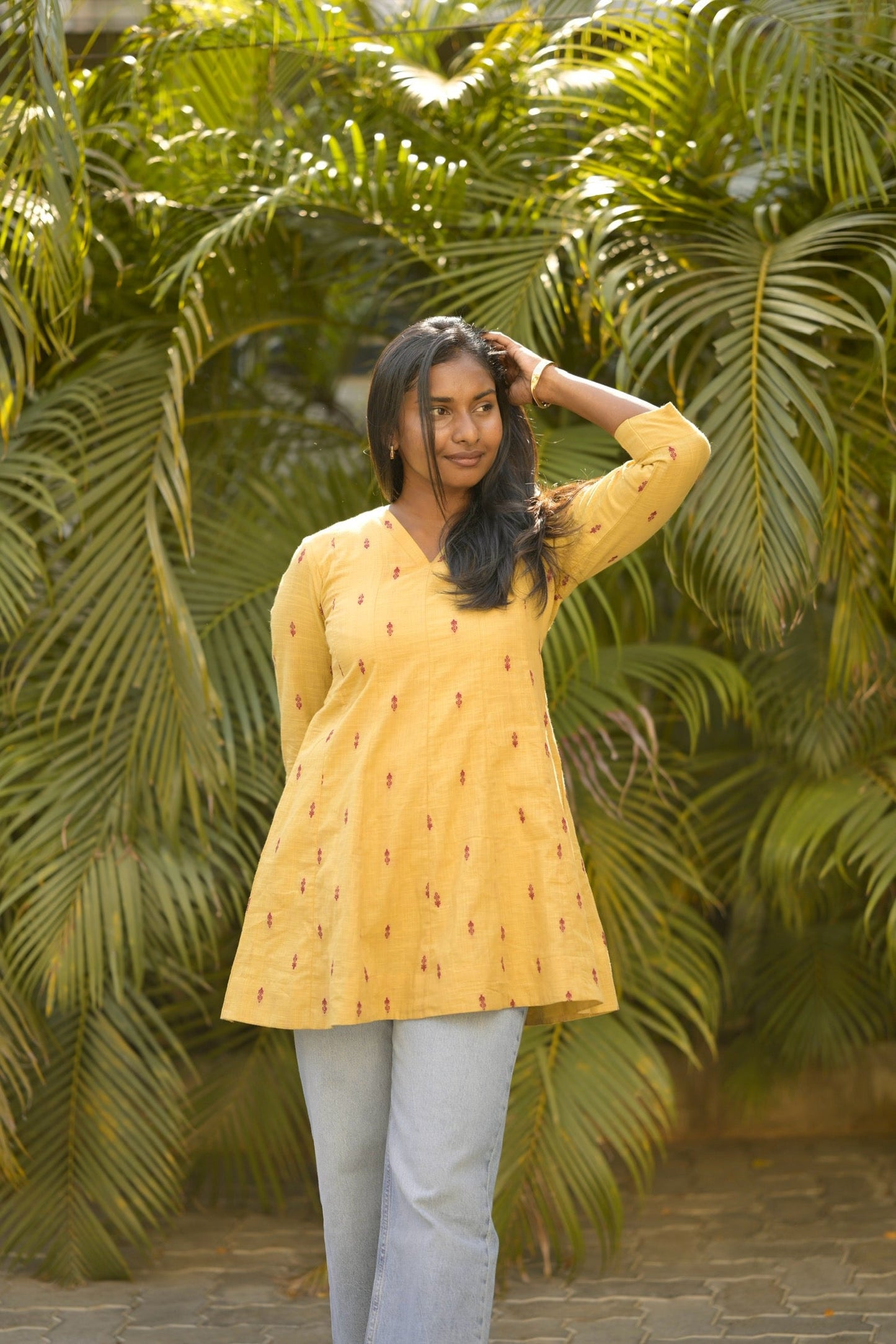 Studio Sunshine Cotton Short Kurta Top