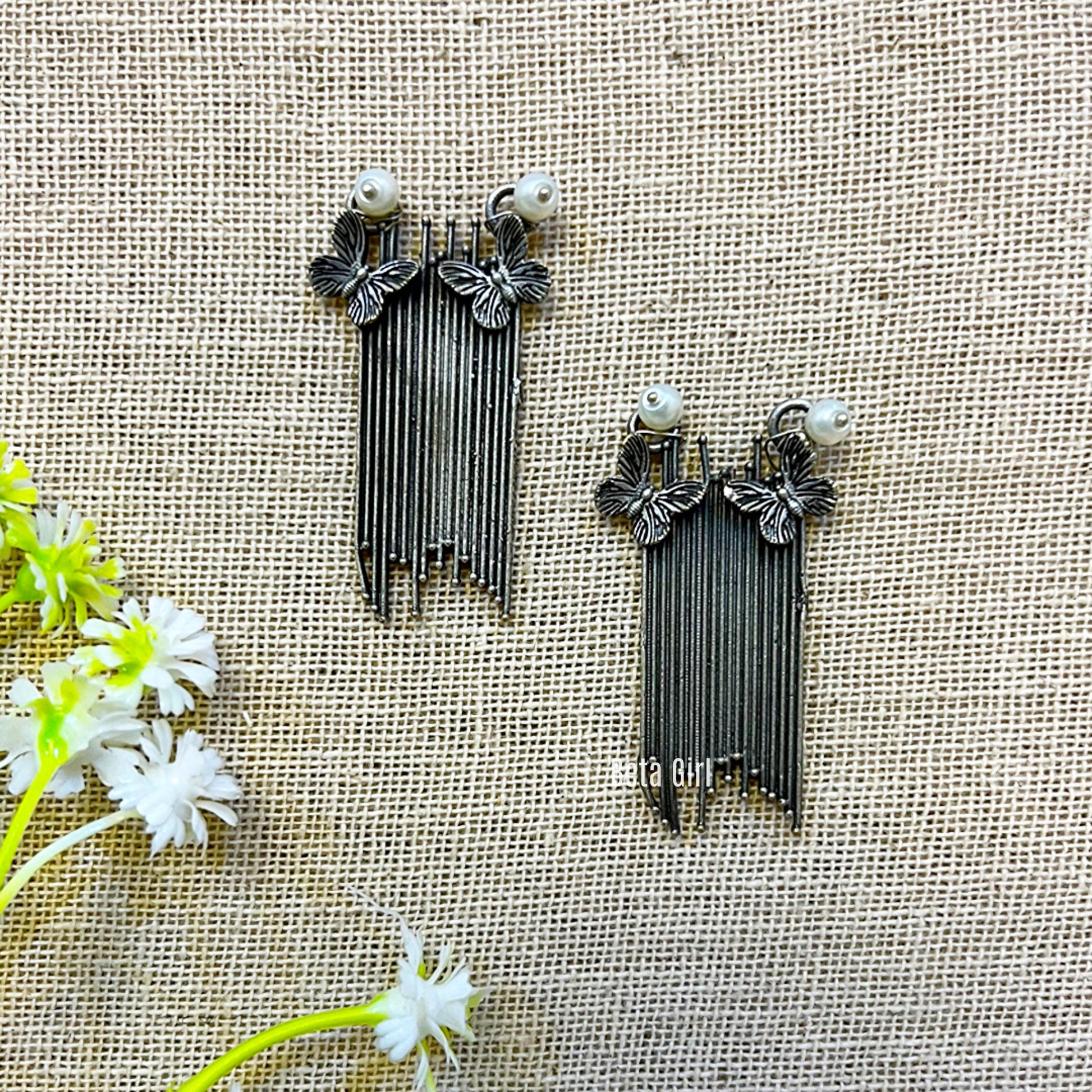 oxidised earrings