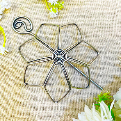 hair brooch indian