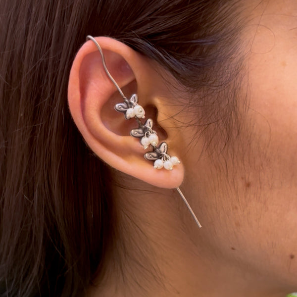 Strike Silver Look Alike Stylish Ear Cuffs