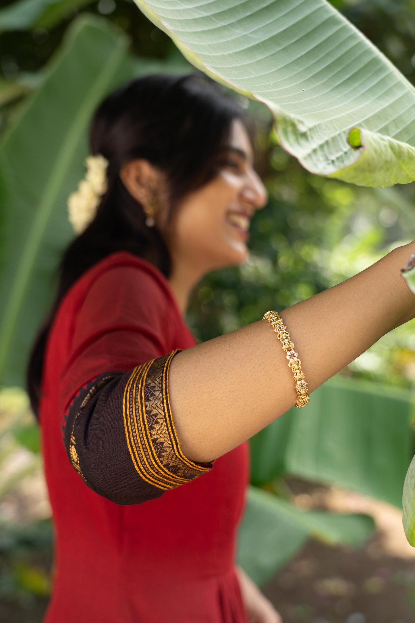 Studio Red Kanchi Cotton Top & Dupatta