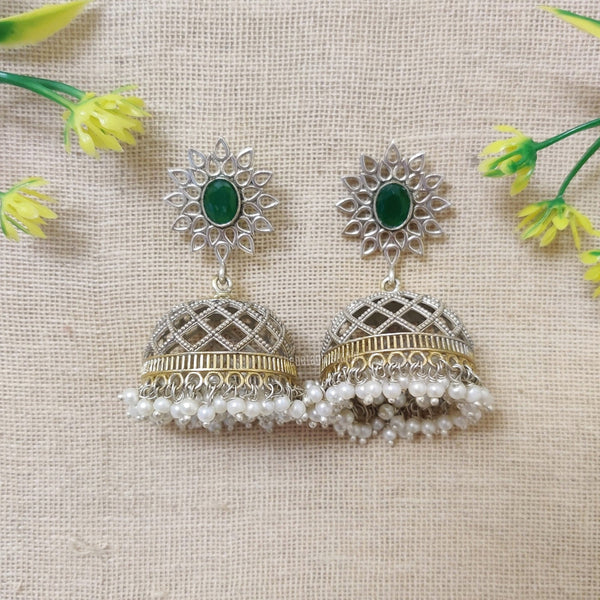 ethnic jhumka earrings