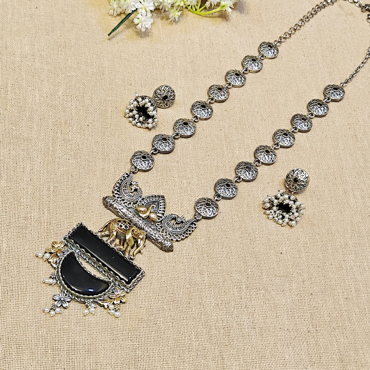 oxidised Necklace