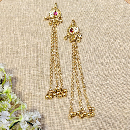 Storma  Silver Look Alike Golden Earcuff