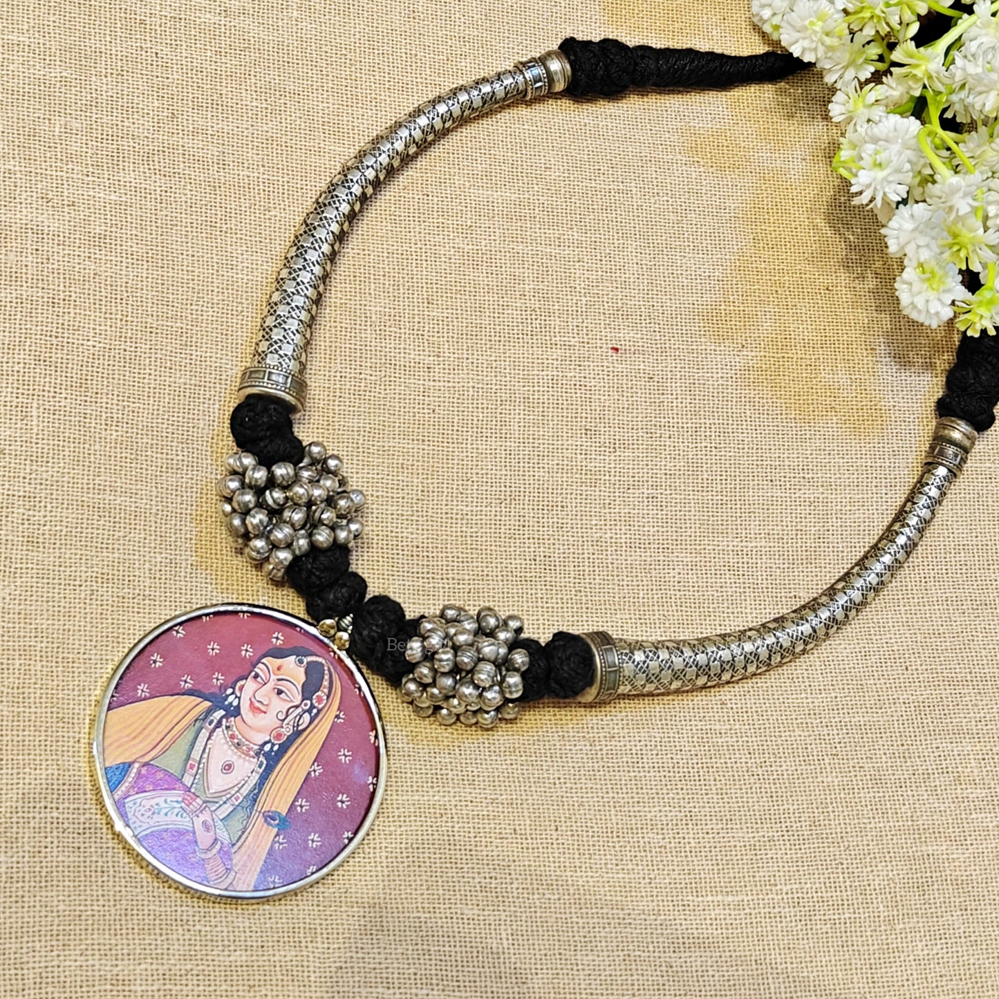 Printed Pendant Choker