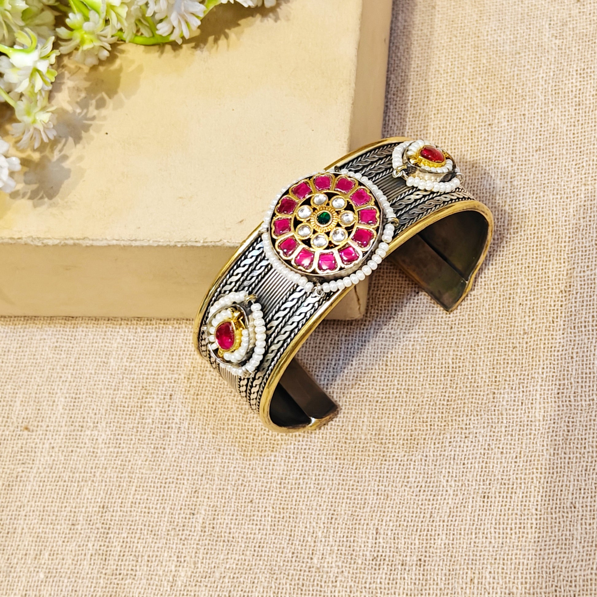 Dual Tone Oxidised kada