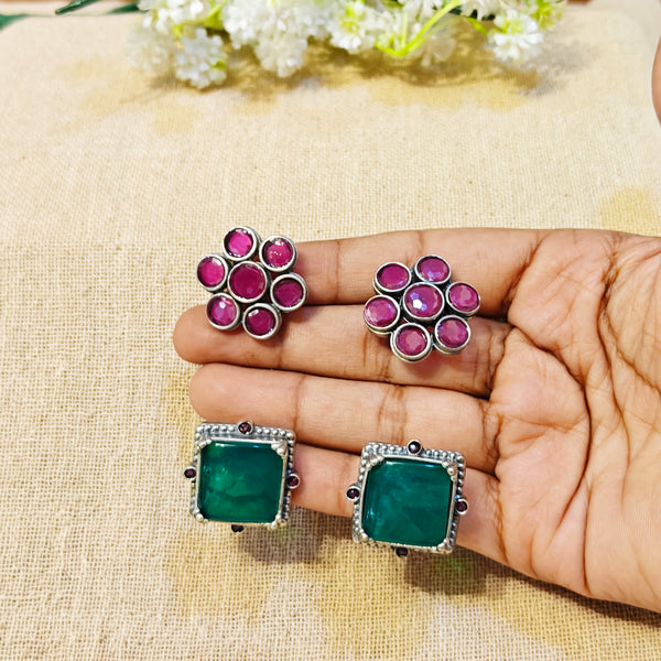 emerald earcuff for garba