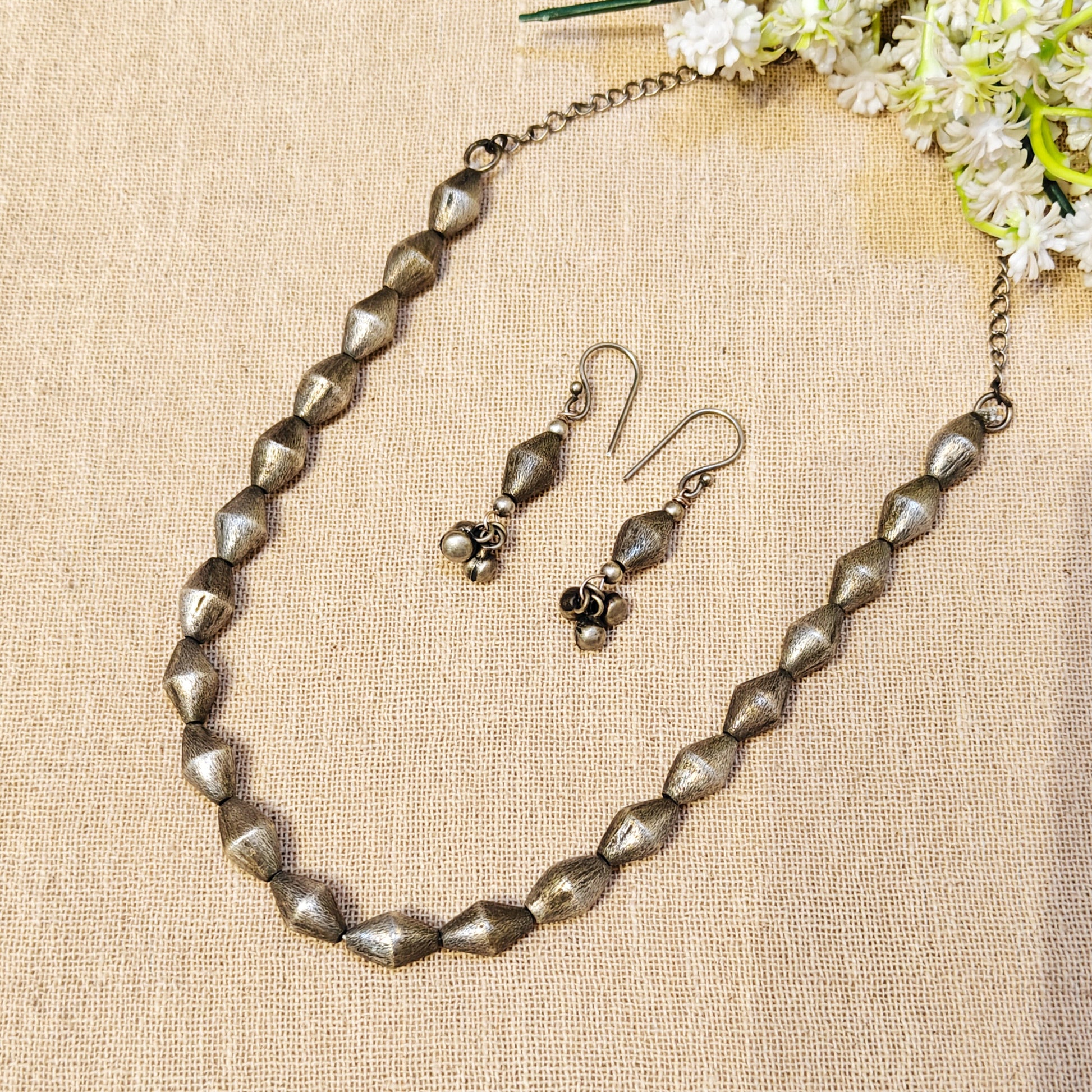 Oxidised necklace
