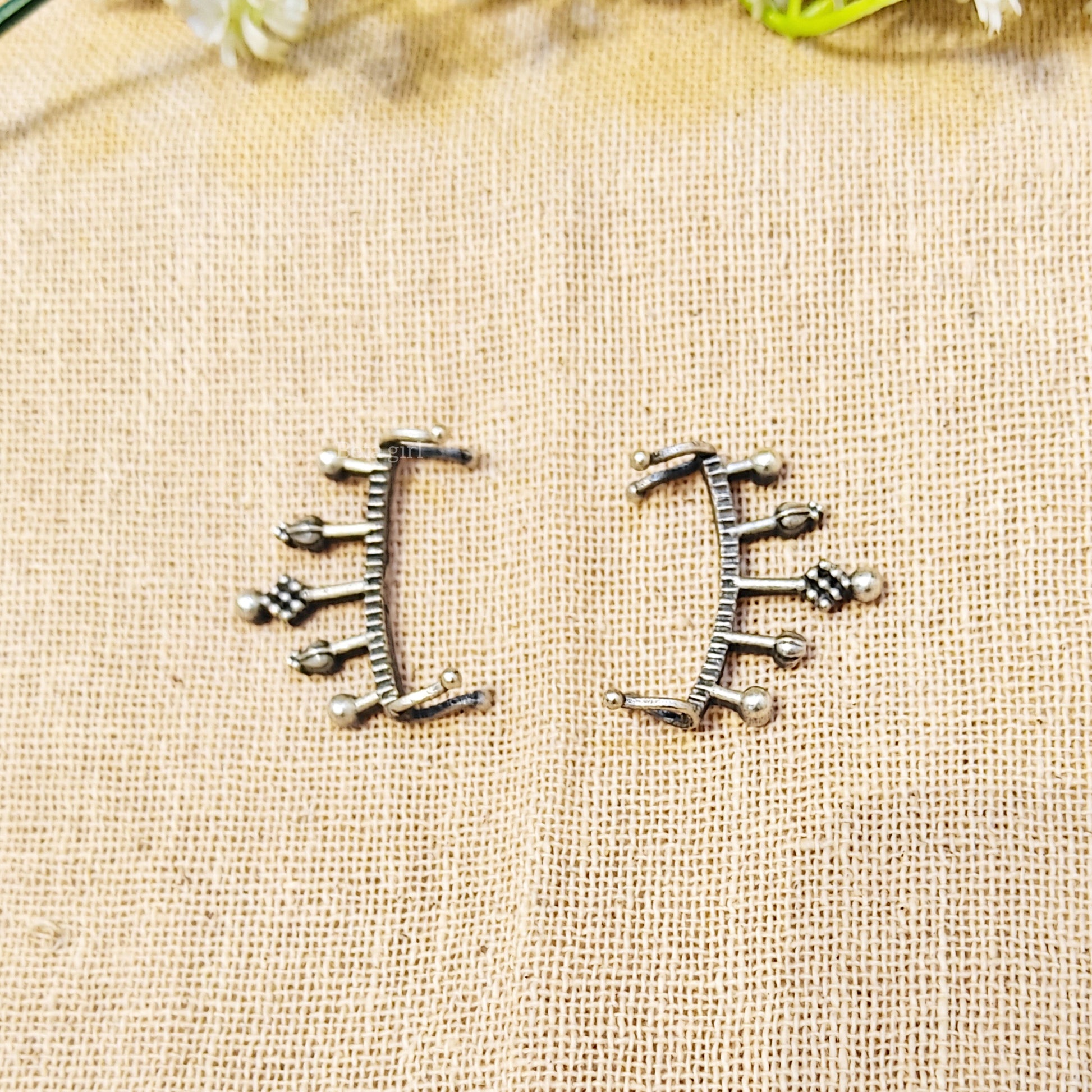 Oxidised Ear Cuffs