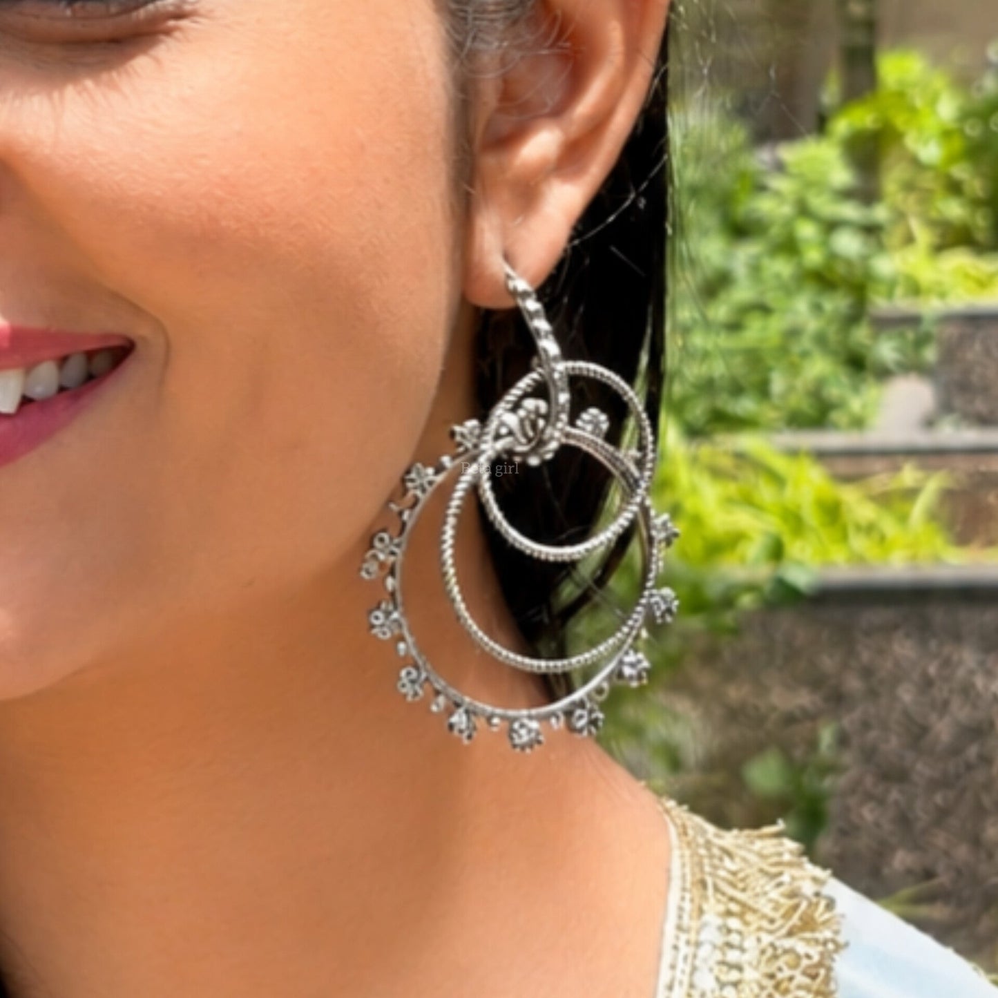 Oxidized Earrings