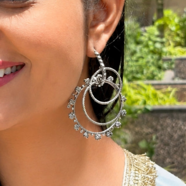 Oxidized Earrings