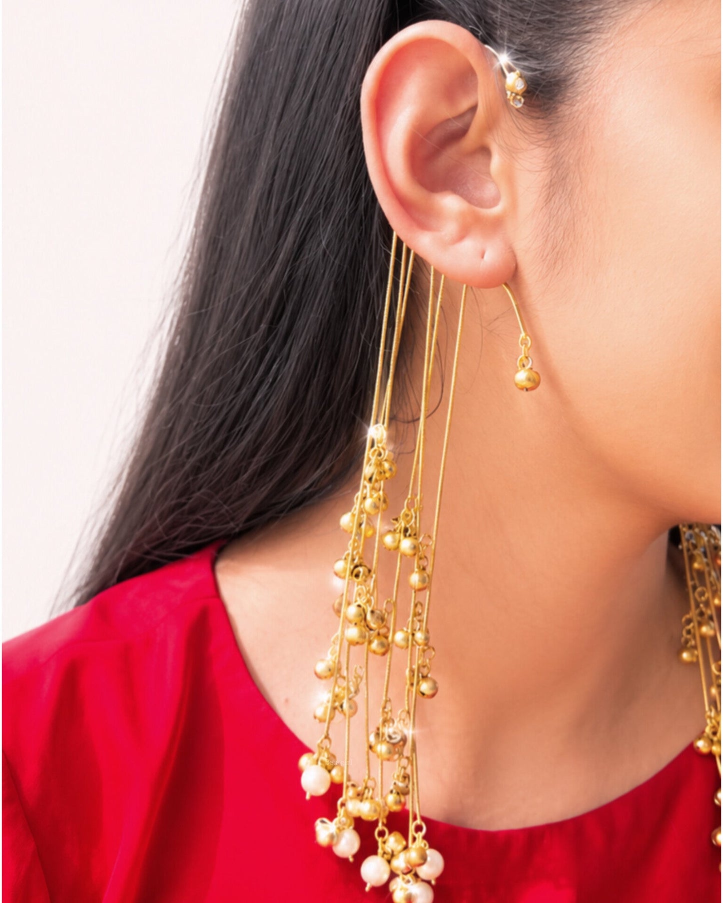 Golden Ghughroo Earcuff