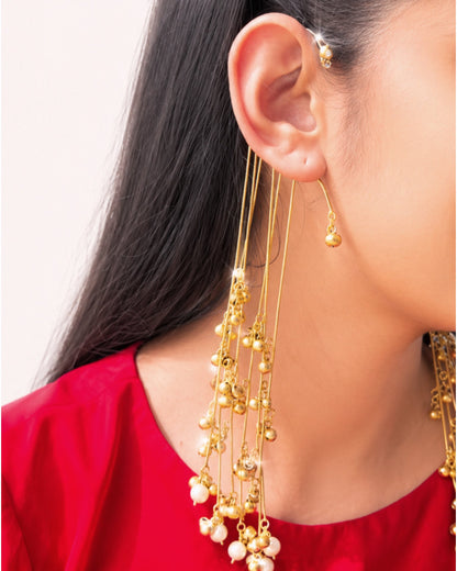 Golden Ghughroo Earcuff