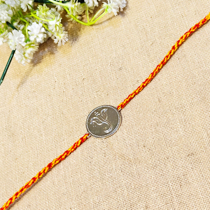 Gannu Silver Look Alike Rakhi