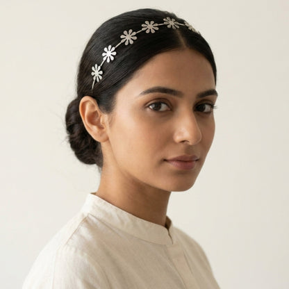 Farnez Silver Look Alike Hairband