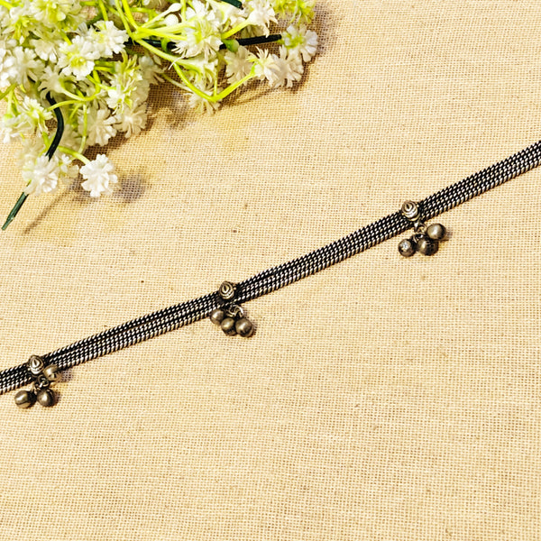 Sinchan Silver Look Alike Oxidized Waistbelt