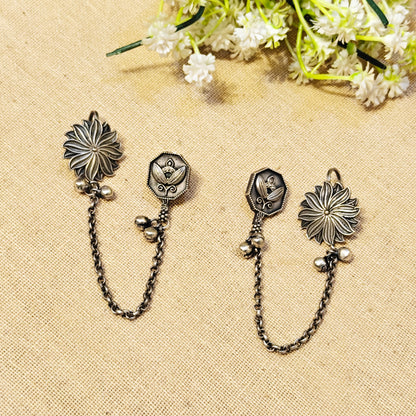 Virelle Silver Look Alike Oxidized Earcuff