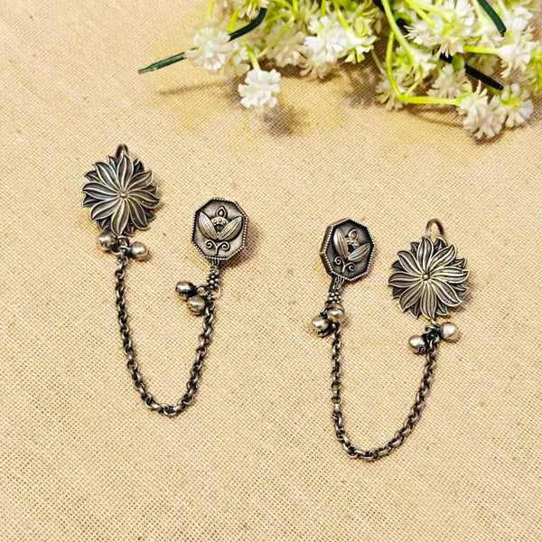 Virelle Silver Look Alike Oxidized Earcuff