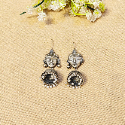 Aurelia Silver Look Alike Oxidized Dangler