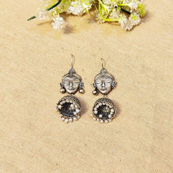 Aurelia Silver Look Alike Oxidized Dangler