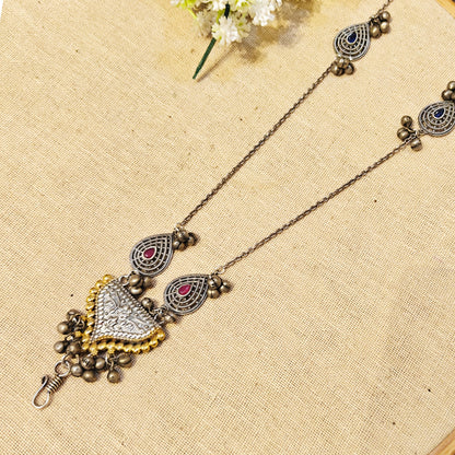 Riva Silver Look Alike Oxidized Mobilechain