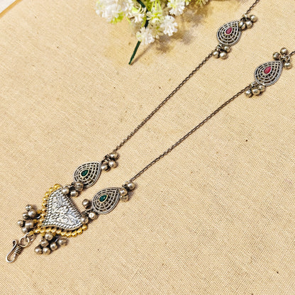 Riva Silver Look Alike Oxidized Mobilechain
