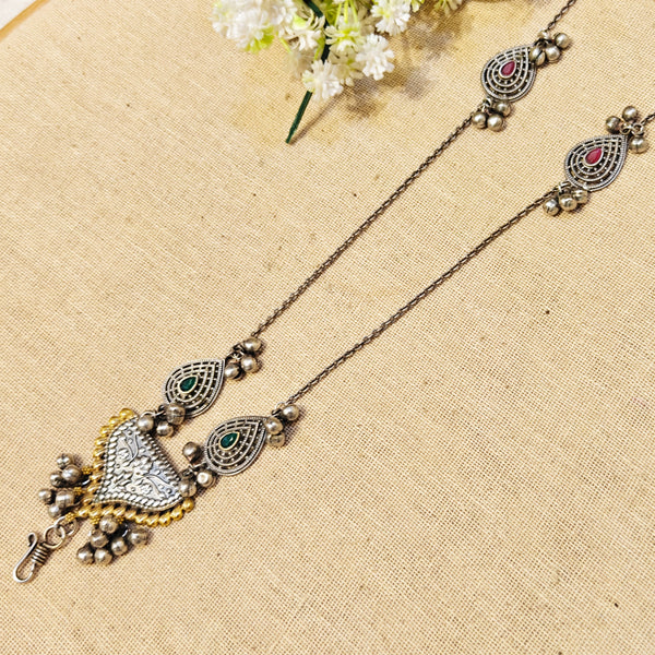 Riva Silver Look Alike Oxidized Mobilechain