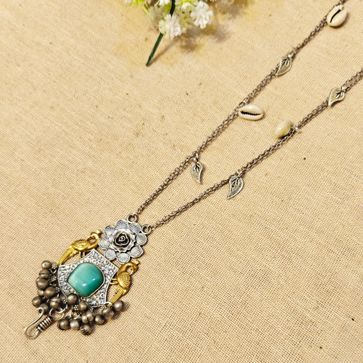 Zyra Silver Look Alike Oxidized Mobilechain