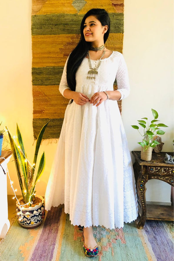 Jiya Embroidered Anarkali Maxi Dress