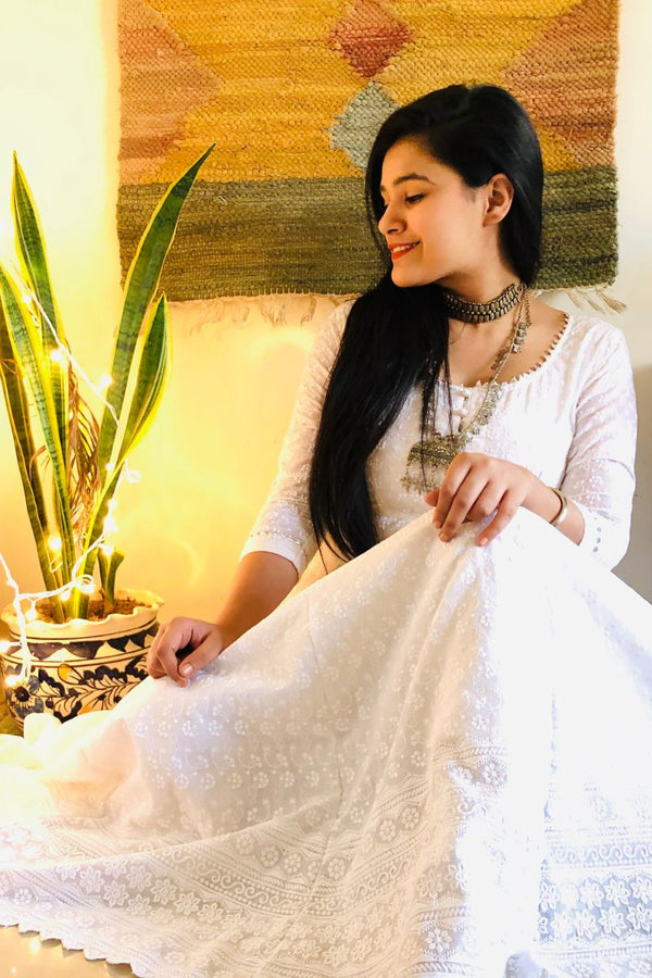 Jiya Embroidered Anarkali Maxi Dress