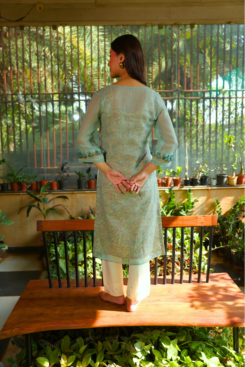 Ekam Jade Doriya Kurta Top