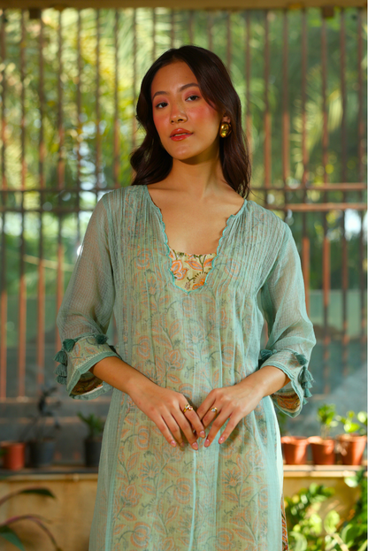Ekam Jade Doriya Kurta Top