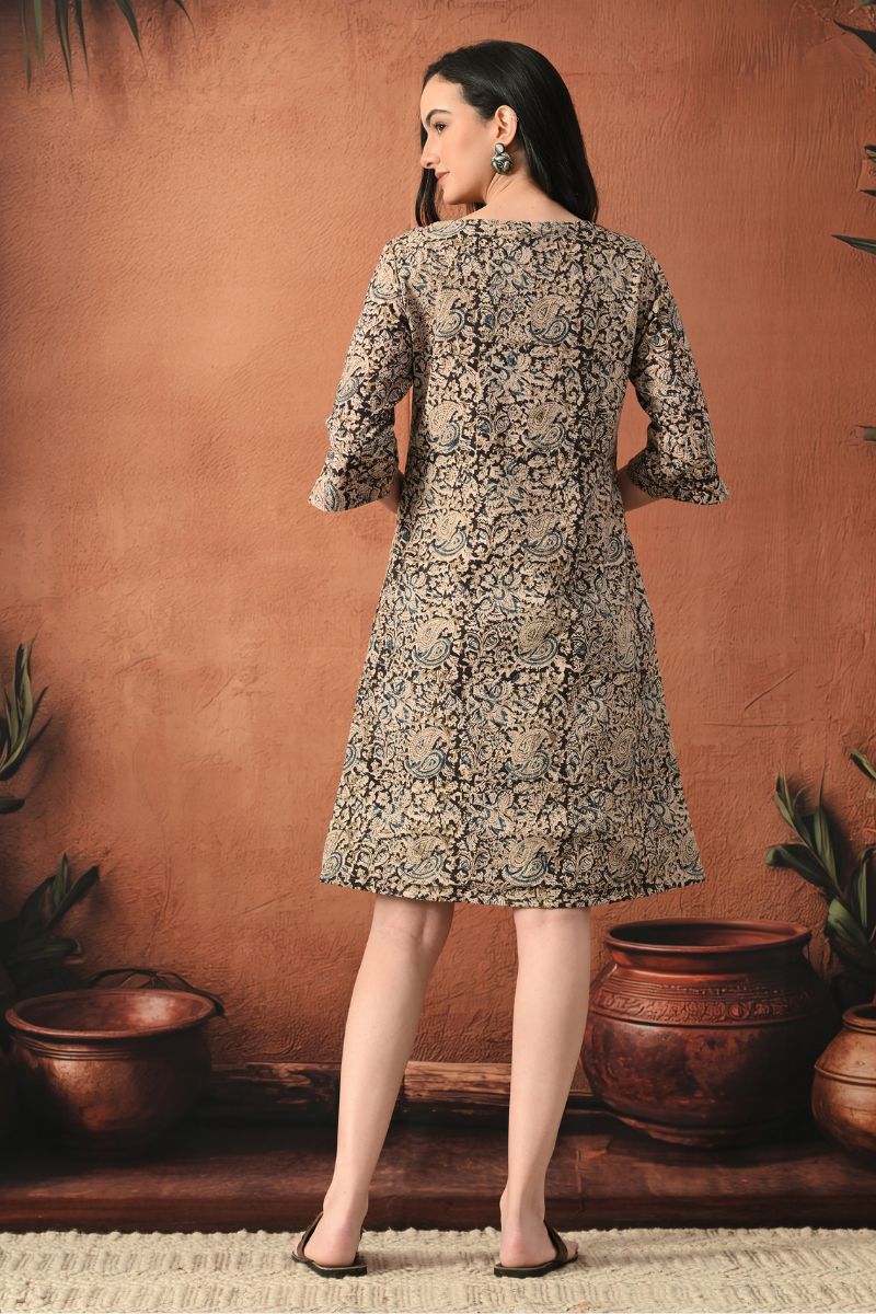 Katha Kalamkari Formal Shift Dress