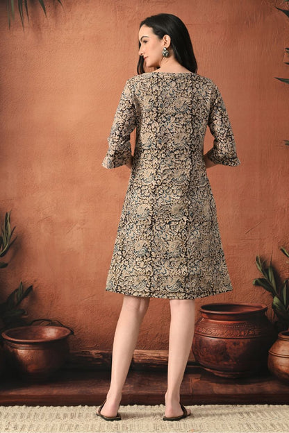 Katha Kalamkari Formal Shift Dress