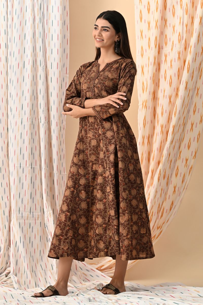 Kalamkari Maxi Dress