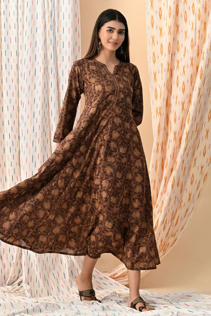 Kalamkari Maxi Dress