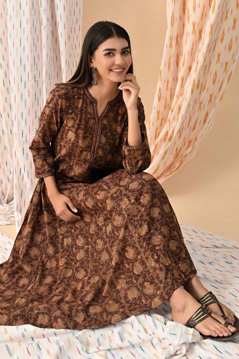 Kalamkari Maxi Dress
