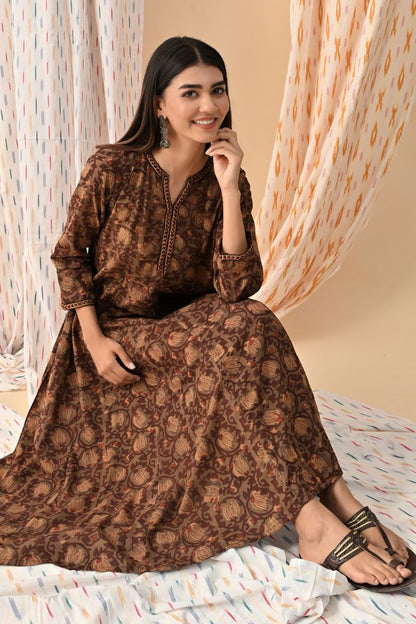 Kalamkari Maxi Dress