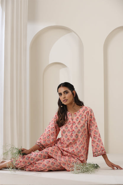 Murraya Peach Blossom Co-ord Set