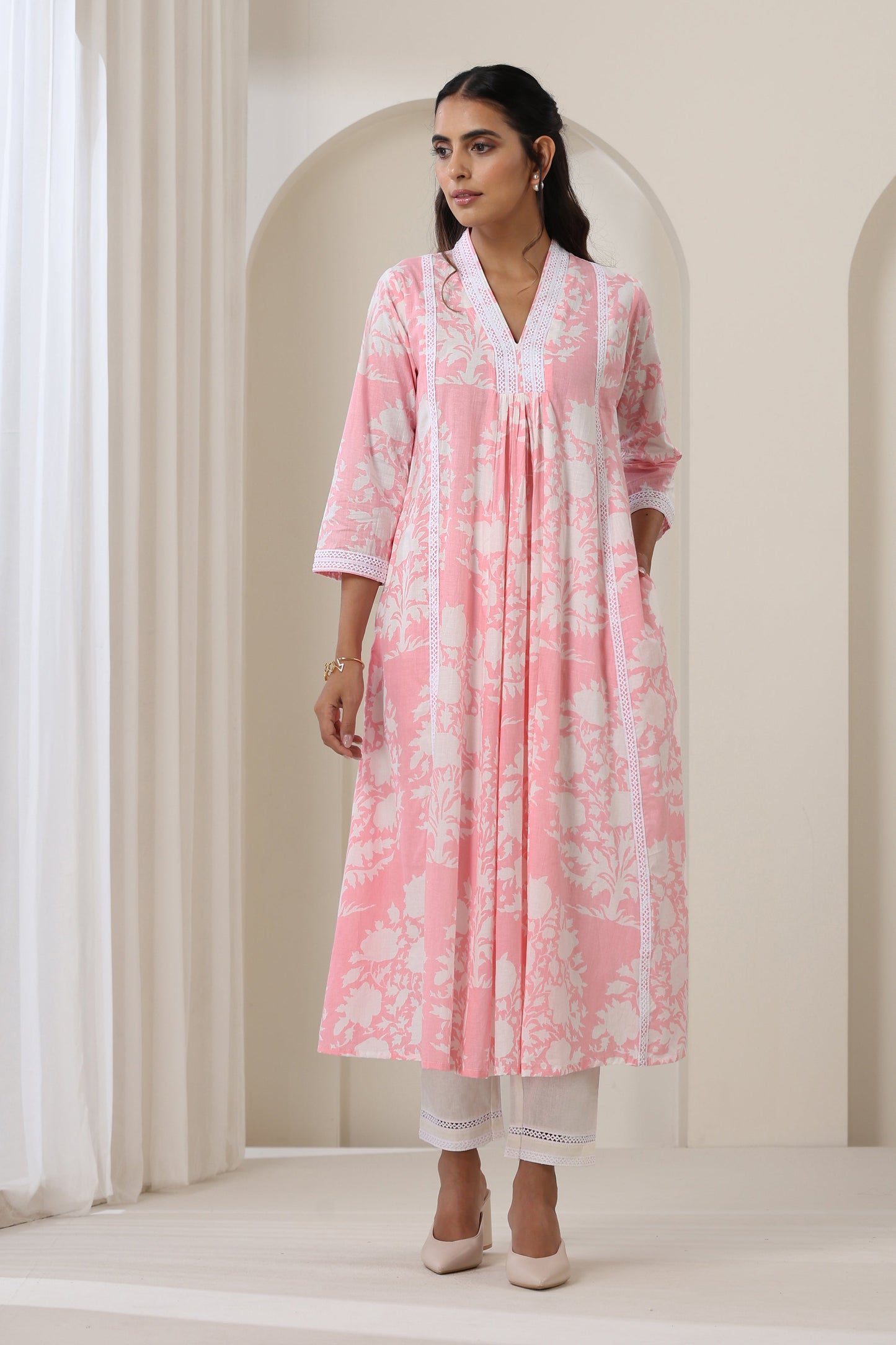 Murraya Pink Audrey Kurta Set of 2