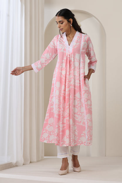 Murraya Pink Audrey Kurta Set of 2