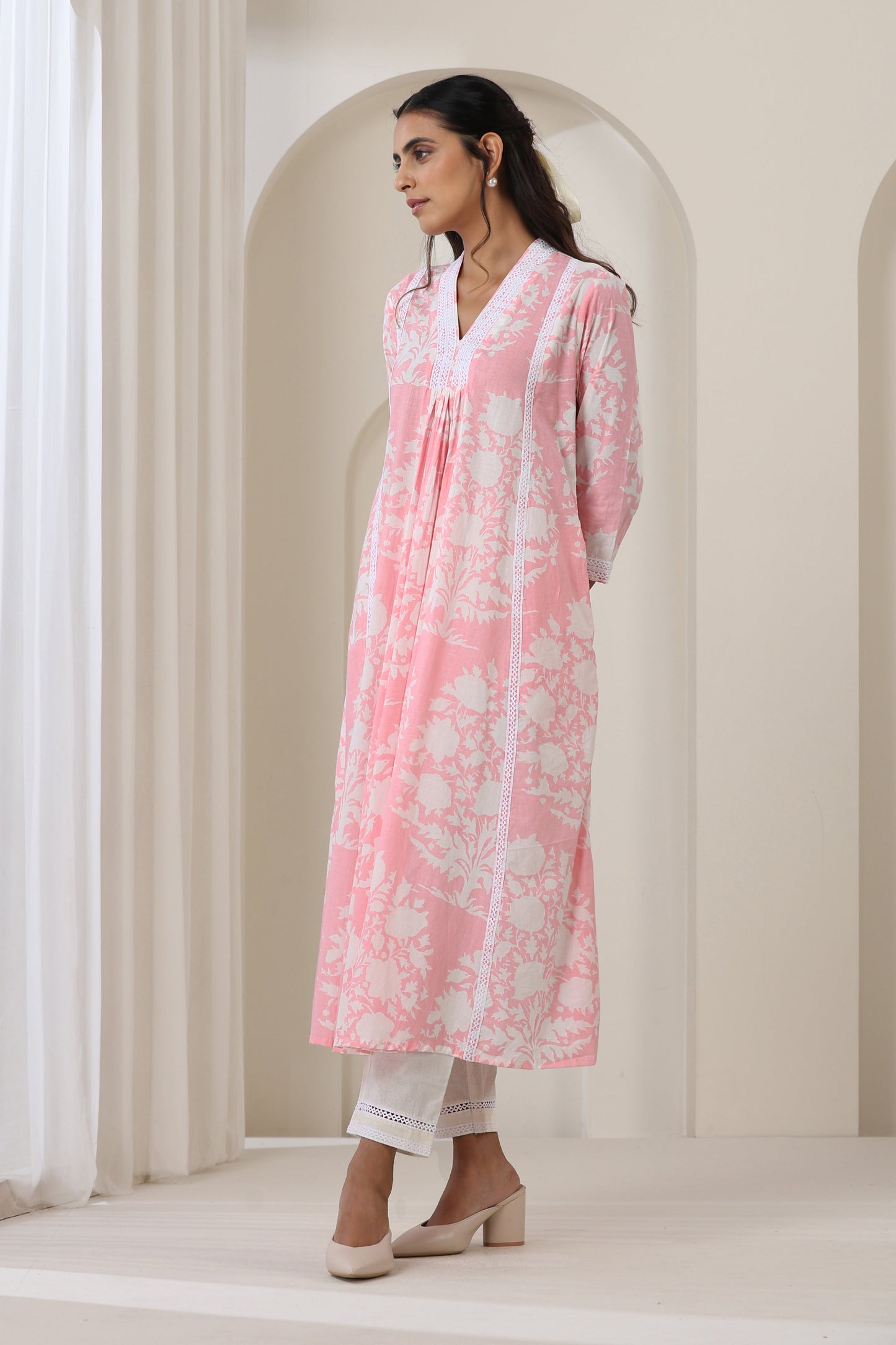 Murraya Pink Audrey Kurta Set of 2