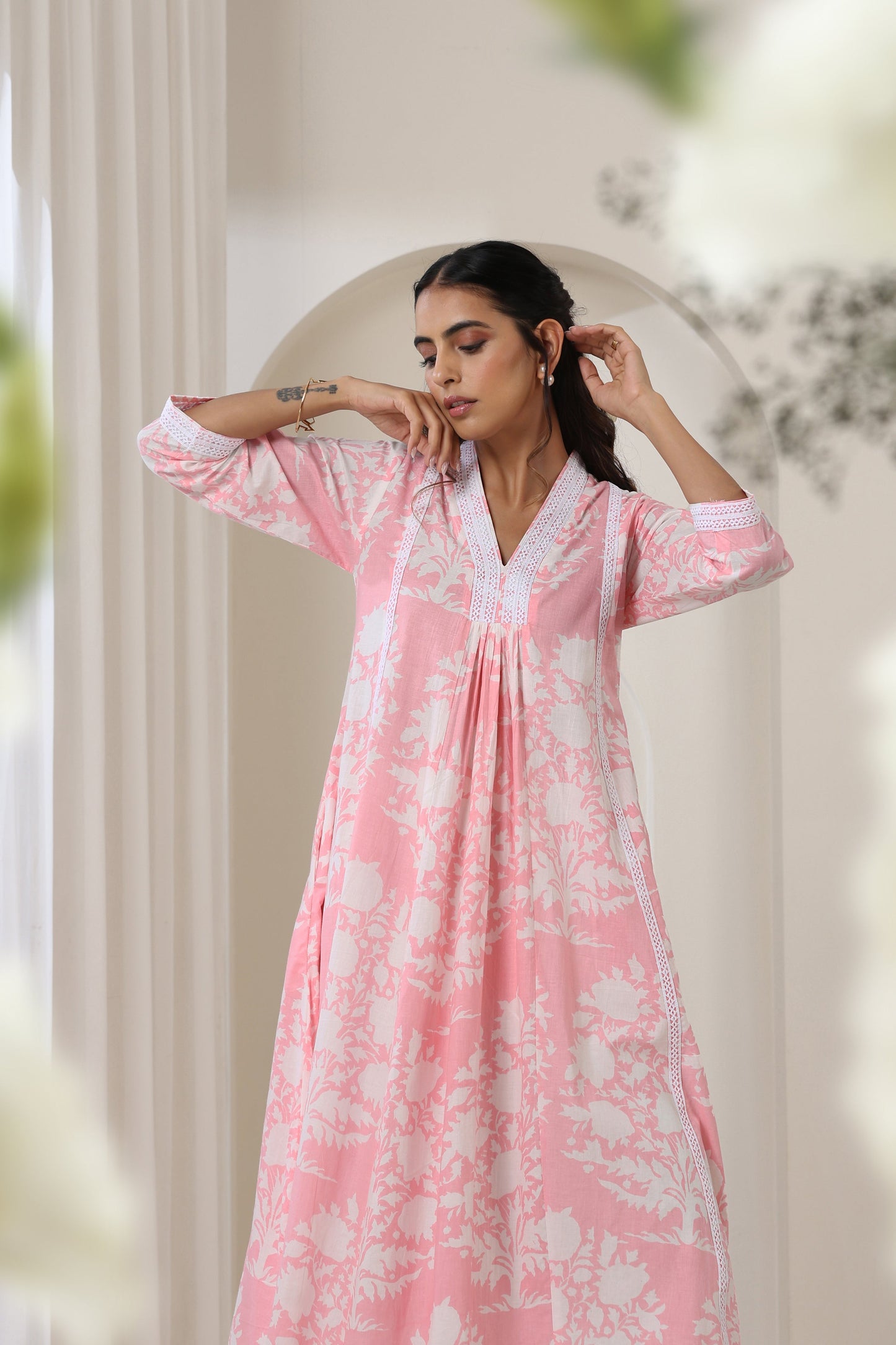 Murraya Pink Audrey Kurta Set of 2