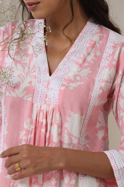 Murraya Pink Audrey Kurta Set of 2