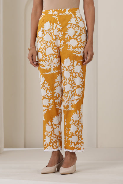 Murraya Mustard Sadie Kurta Set of 2